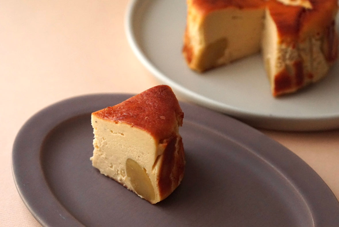 希少な高級品種「利平栗」バスクチーズケーキ